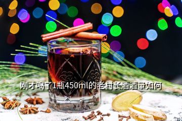 剛才喝了1瓶450ml的老村長酒酒量如何