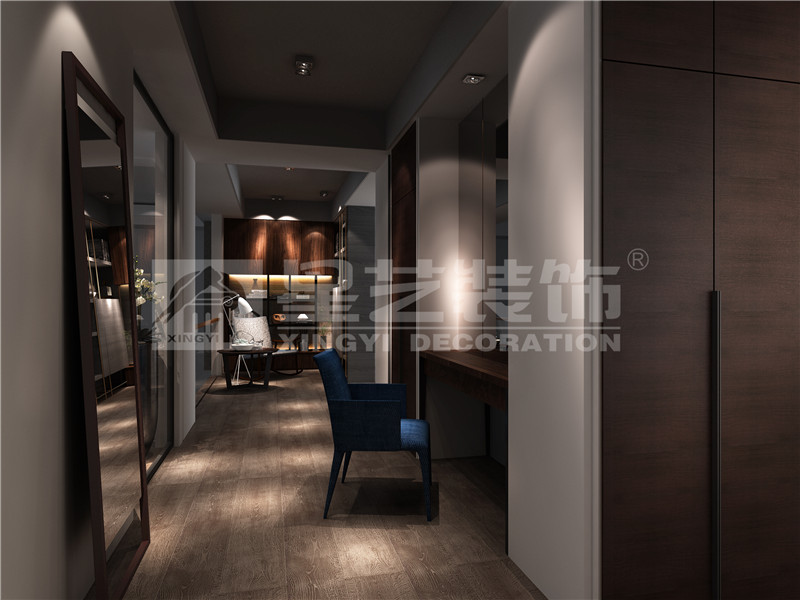 金源一品550平現(xiàn)代簡約走廊裝修設(shè)計(jì)效果圖