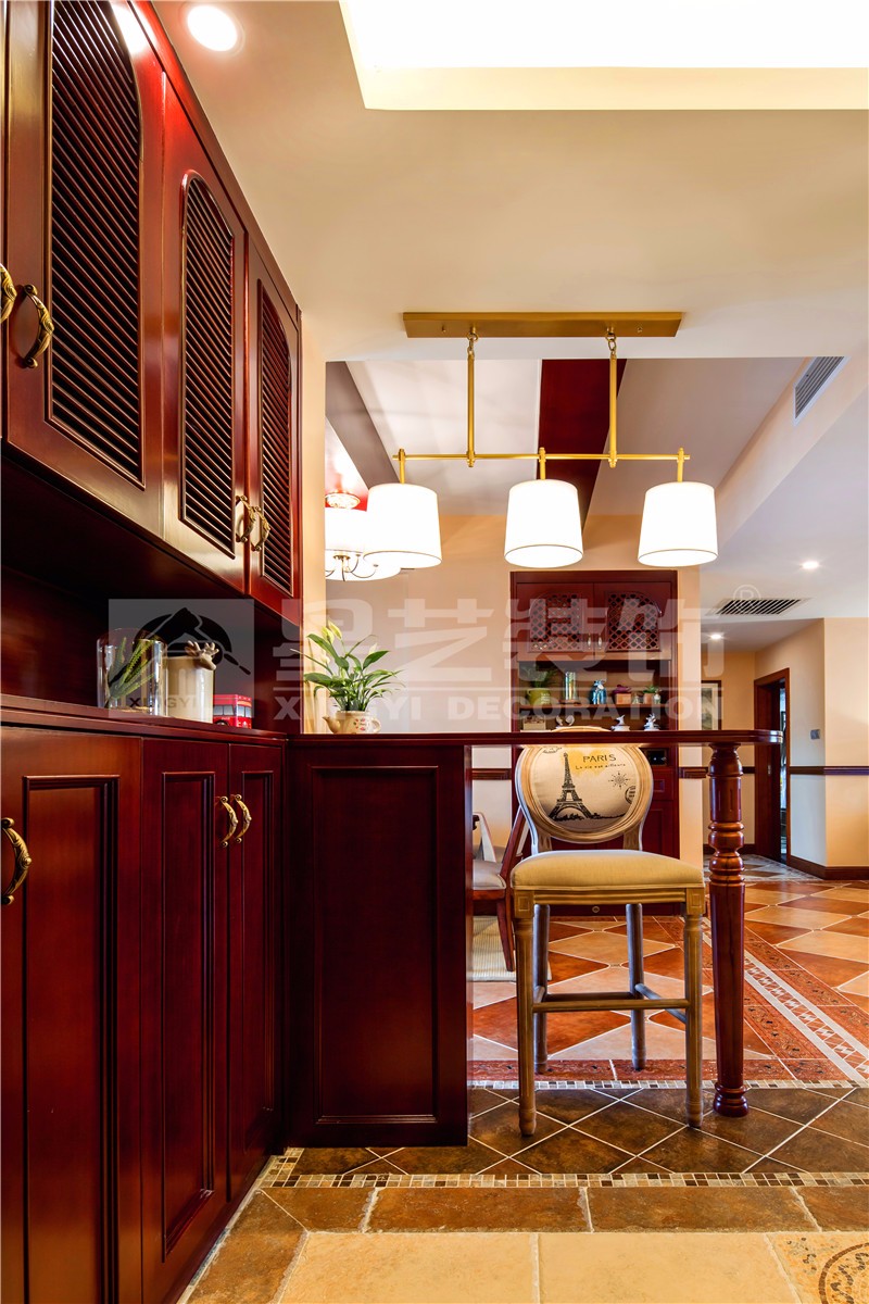 海華東盟公館138平玄關(guān)實裝修實景圖