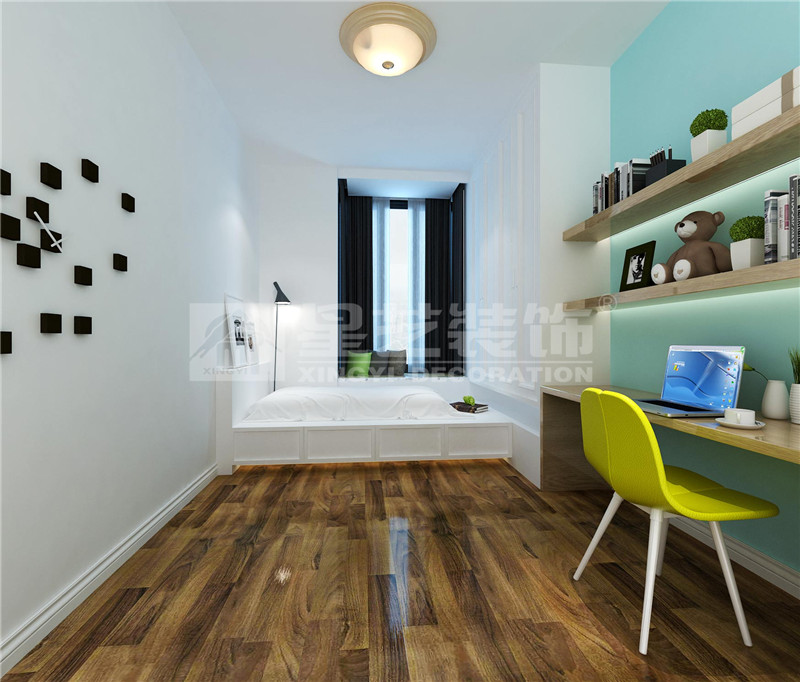 香語(yǔ)郡120平書房裝修效果圖