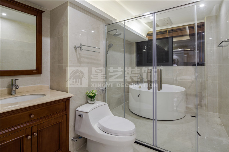 南湖名都廣場328平衛(wèi)生間裝修實(shí)景