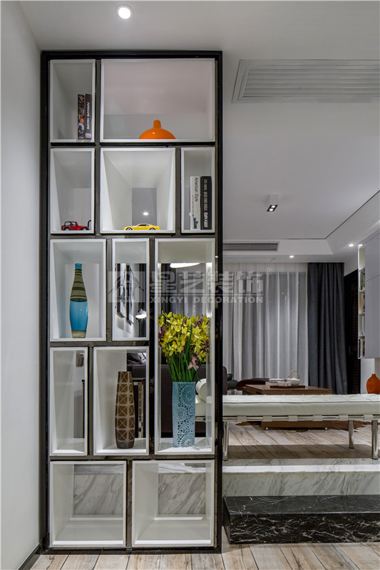 鳳嶺一號120平現(xiàn)代簡約客廳裝修設(shè)計效果圖