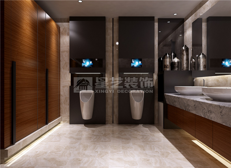 歐日電梯公司1300平衛(wèi)生間裝修設(shè)計效果圖