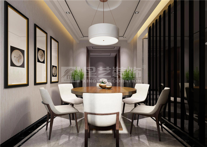 龍基傳媒星城179平現(xiàn)代簡(jiǎn)約餐廳裝修效果圖