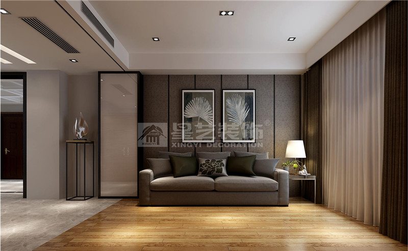 盛天香墅200平現(xiàn)代簡約休閑區(qū)裝修效果圖