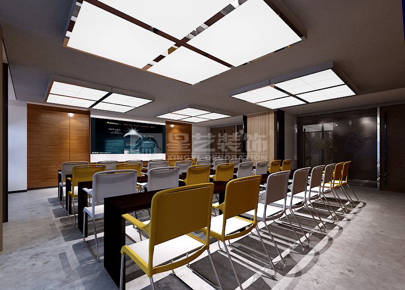 歐日電梯公司1300平會議室裝修設(shè)計效果圖