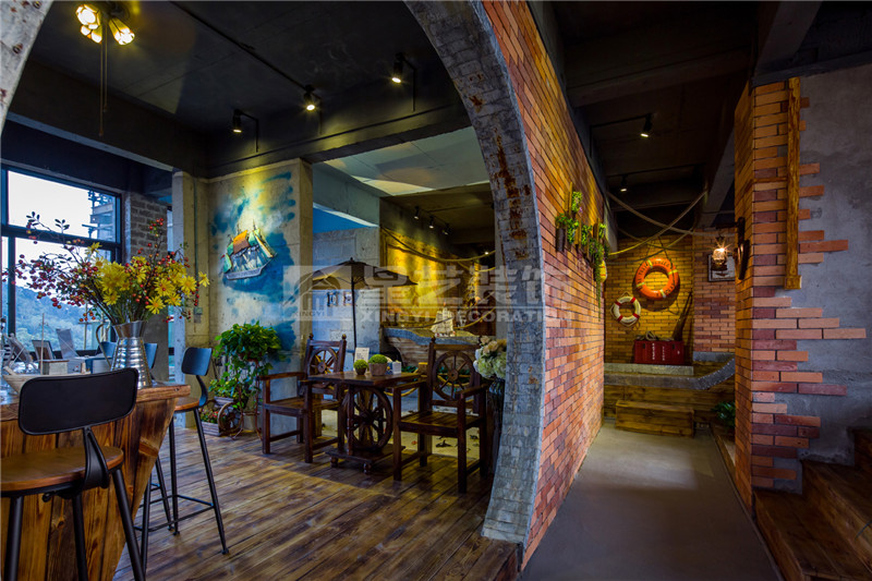 漢軍五象一號空中體驗館160平船艙區(qū)裝修設(shè)計實景圖