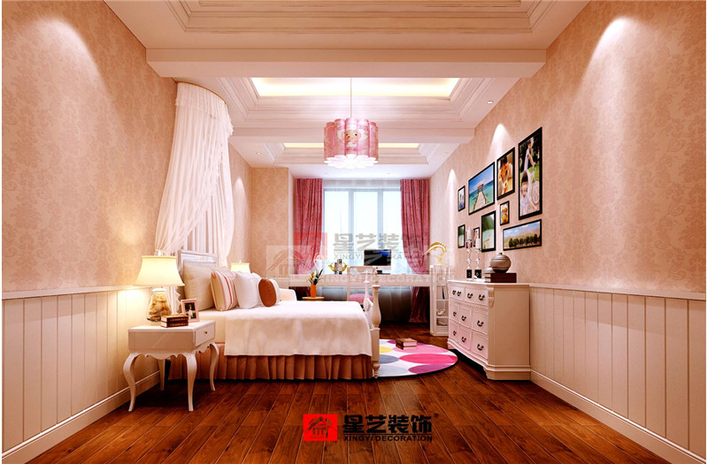 金源一品205平美式風格女兒房裝修效果圖