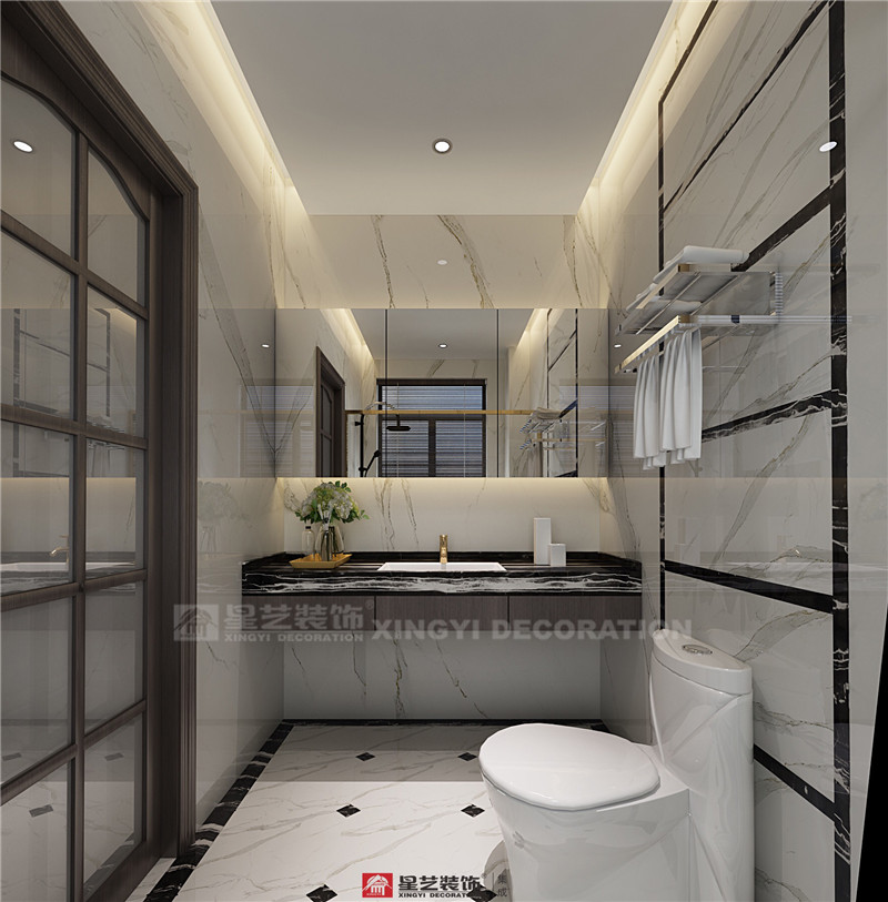 萬達茂140平衛(wèi)生間裝修效果圖