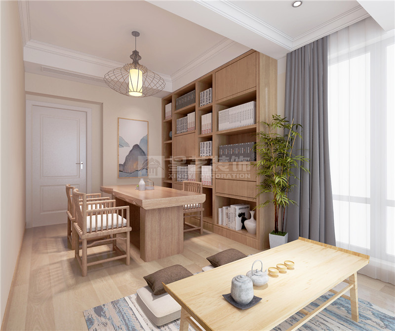 霖峰壹號126平書房裝修效果圖