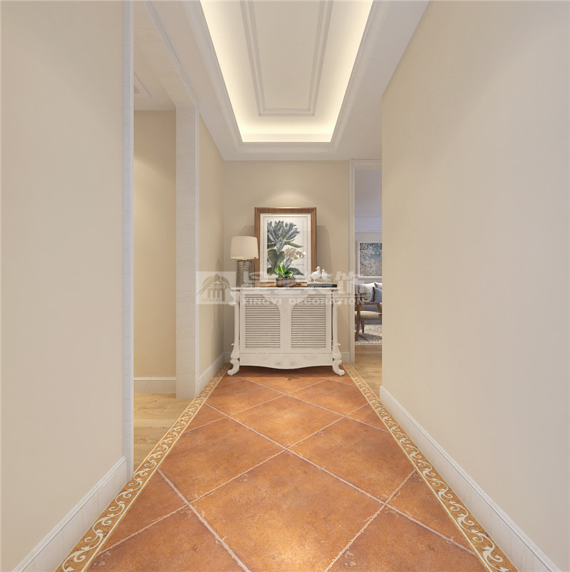 嘉和城塞納左岸150平玄關裝修效果圖