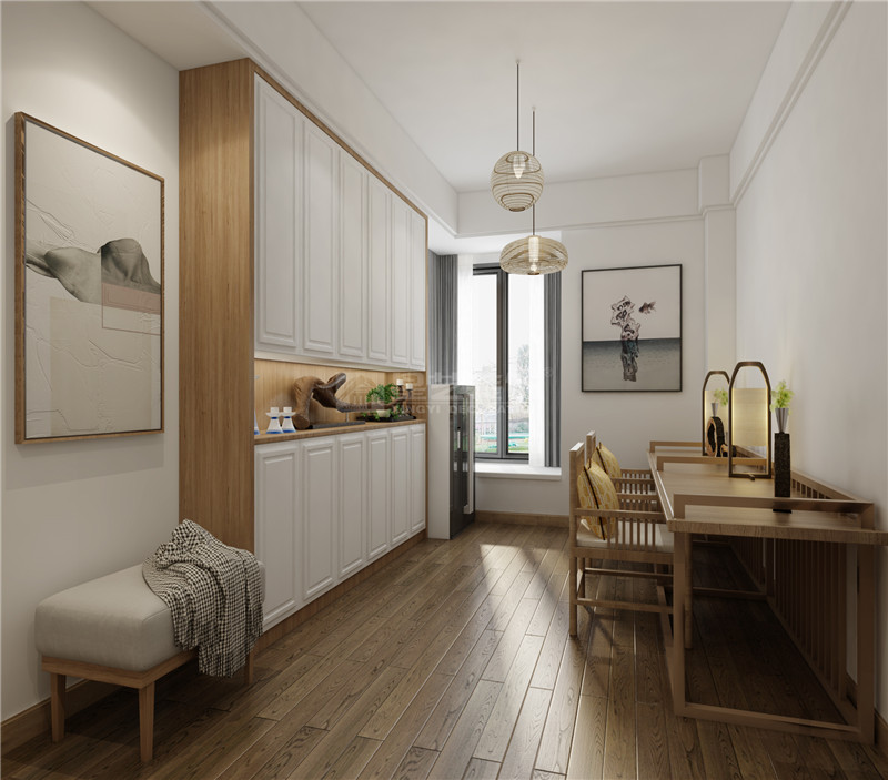 華發(fā)國(guó)賓一號(hào)125平書(shū)房裝修效果圖