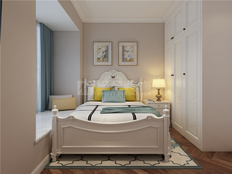 天譽花園89平臥室裝修效果圖