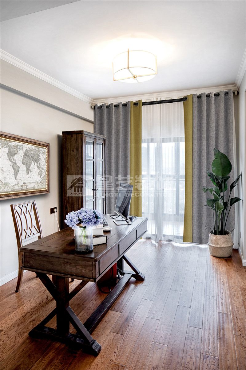 遠(yuǎn)辰山水一號(hào)150平書(shū)房裝修效果圖