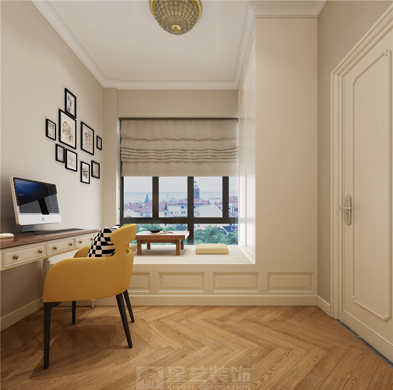 萬(wàn)達(dá)茂120平書(shū)房裝修效果圖