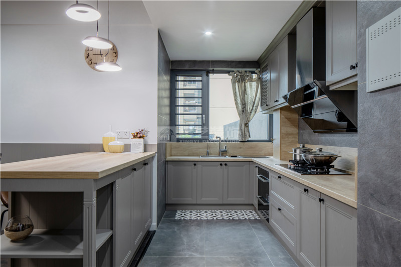 萬達(dá)茂 160平廚房裝修實景圖