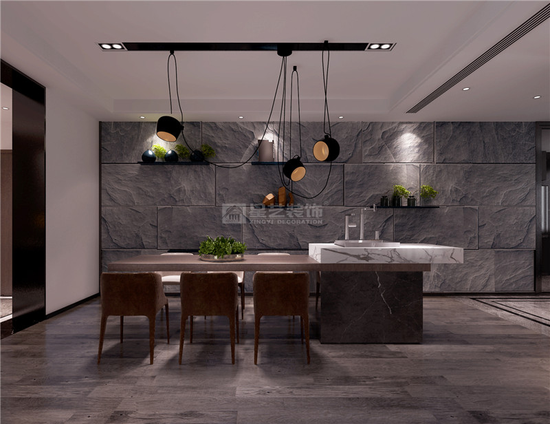 美泉1612 175平餐廳裝修效果圖