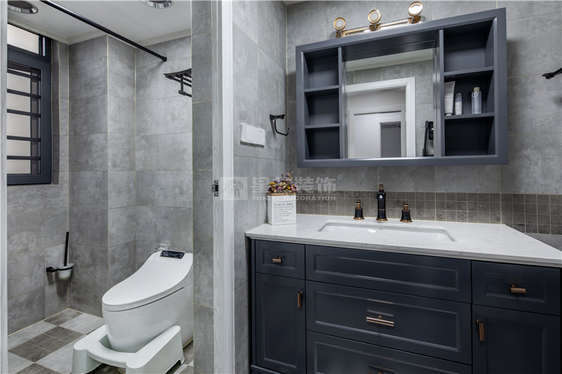 萬達(dá)茂 160平衛(wèi)生間裝修實景圖