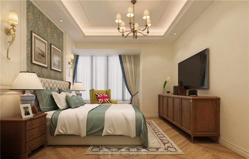 萬(wàn)達(dá)茂120平臥室裝修效果圖