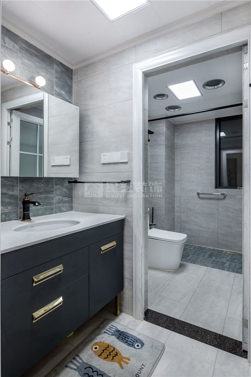 萬達(dá)茂 160平衛(wèi)生間裝修實景圖