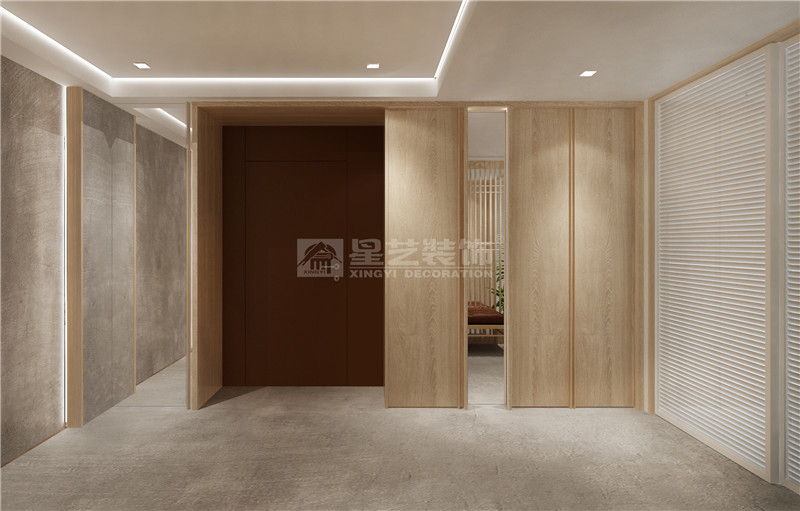 龍光玖瓏湖175平入戶(hù)玄關(guān)裝修效果圖