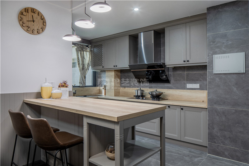 萬達(dá)茂 160平廚房裝修實景圖