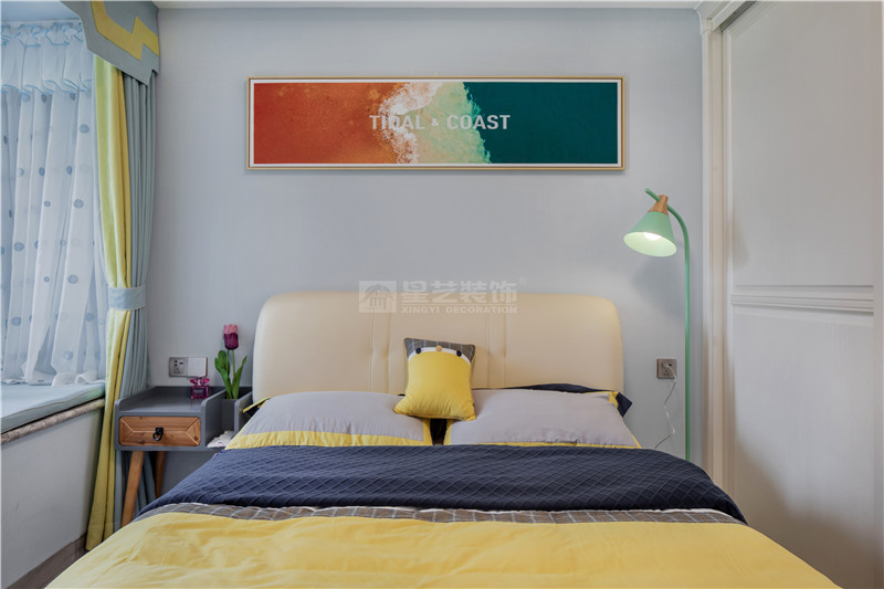 嘉和城白鷺中州90平臥室裝修實景圖