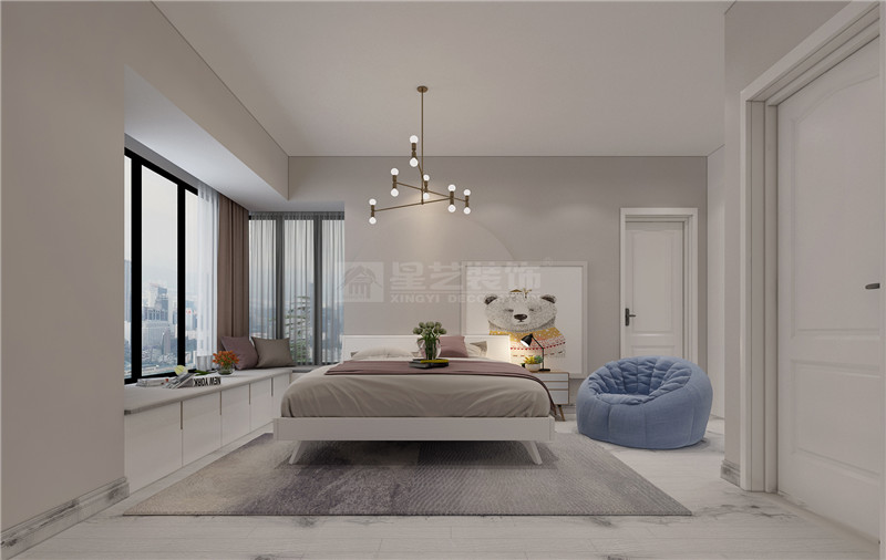 萬達茂140平臥室裝修效果圖