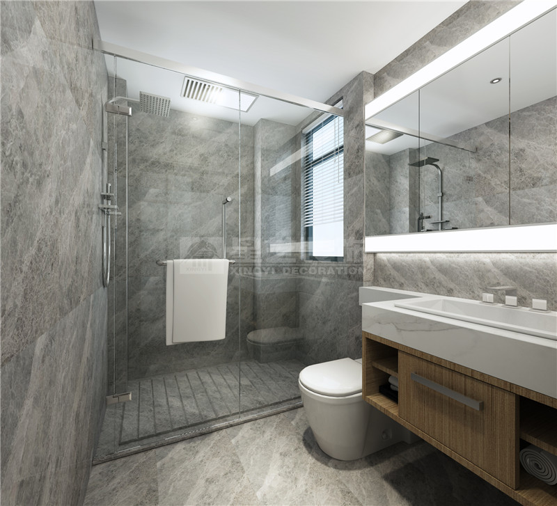 霖峰壹號(hào)140平衛(wèi)生間裝修效果圖