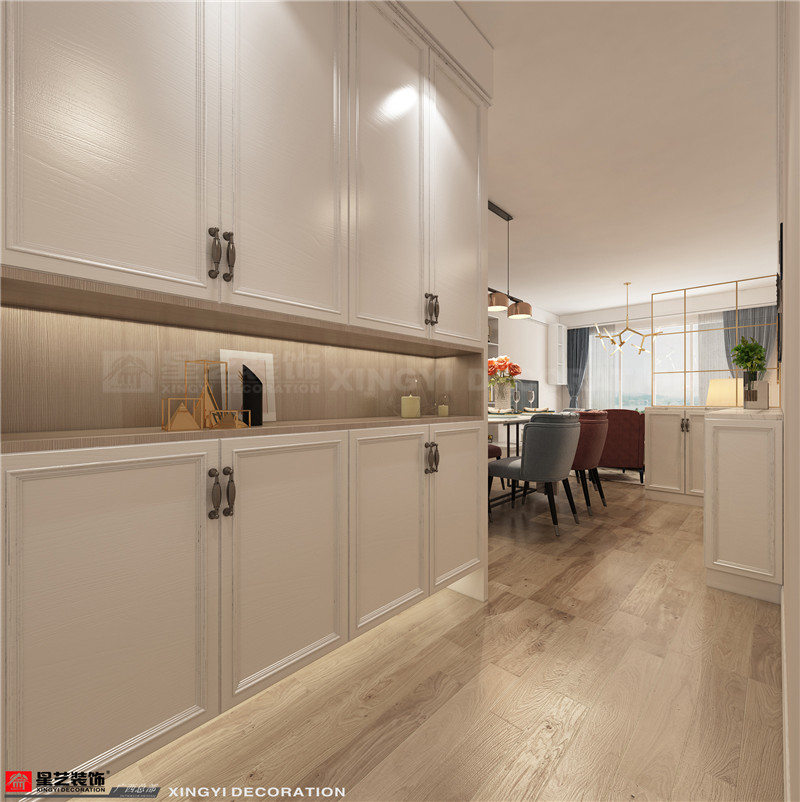 華潤二十四城89平入戶玄關裝修效果圖