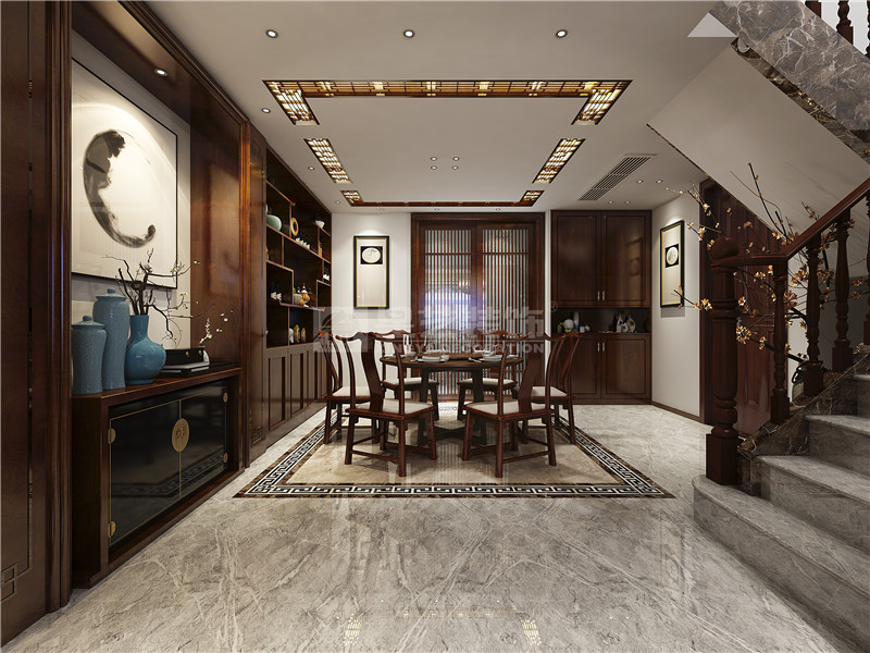 都安密洛坨風情街350平餐廳裝修效果圖