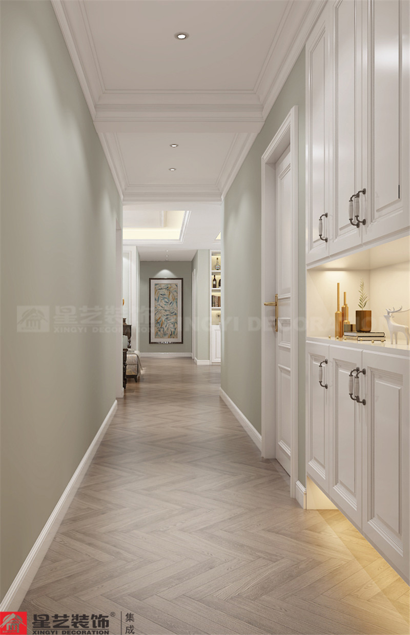 榮和山水綠城140平入戶(hù)裝修效果圖