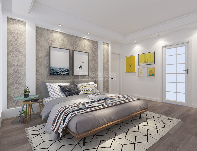 天健世紀花園130平臥室裝修效果圖