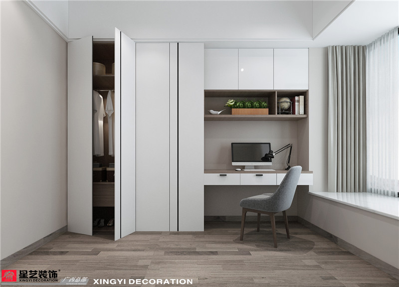 江宇都會(huì)明珠137平書(shū)房裝修效果圖