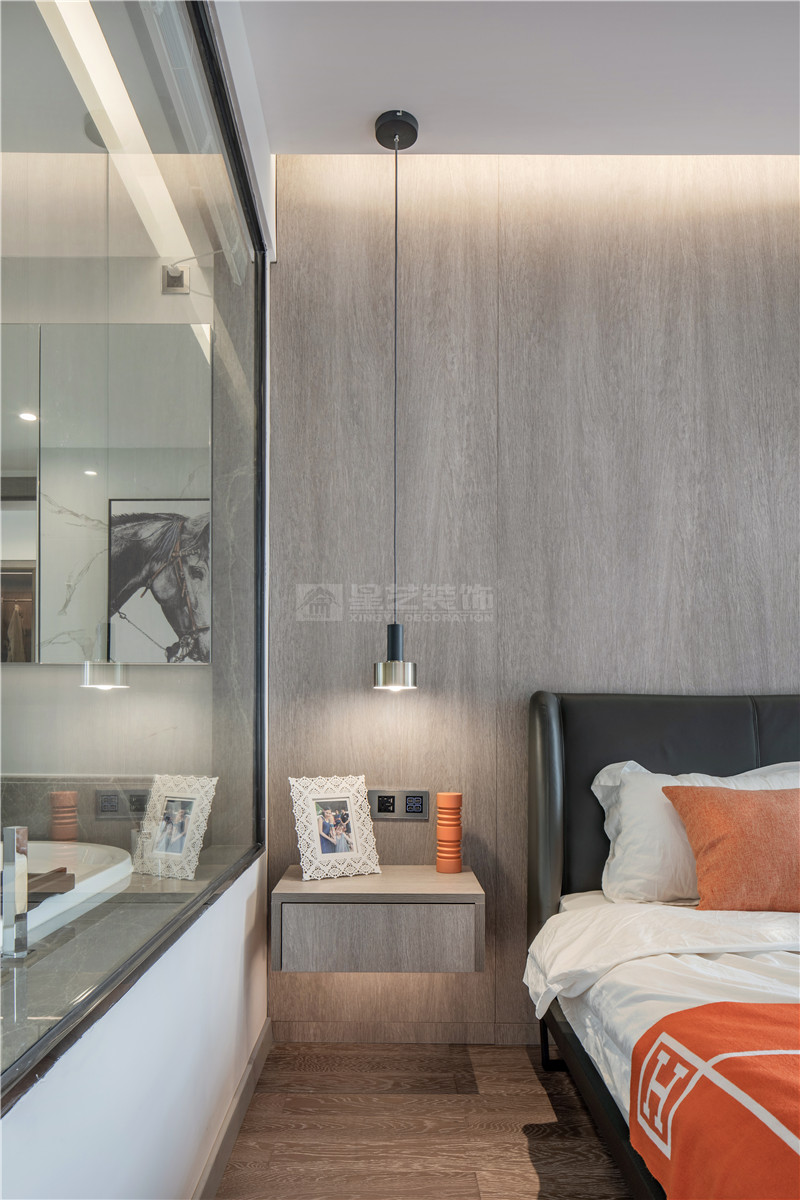 華發(fā)國賓一號120平臥室裝修實(shí)景圖