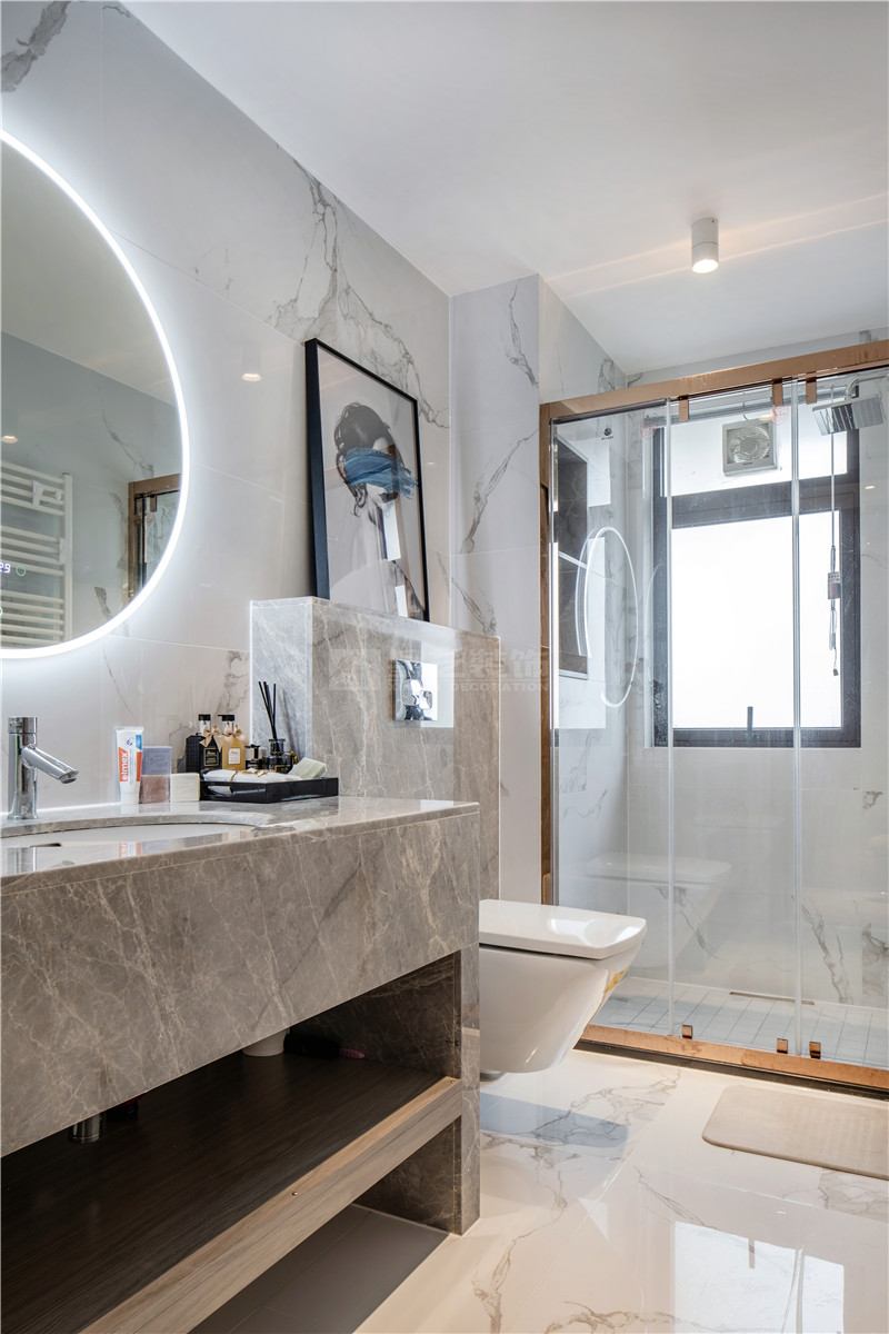 華發(fā)國賓壹號120平衛(wèi)生間裝修實(shí)景圖