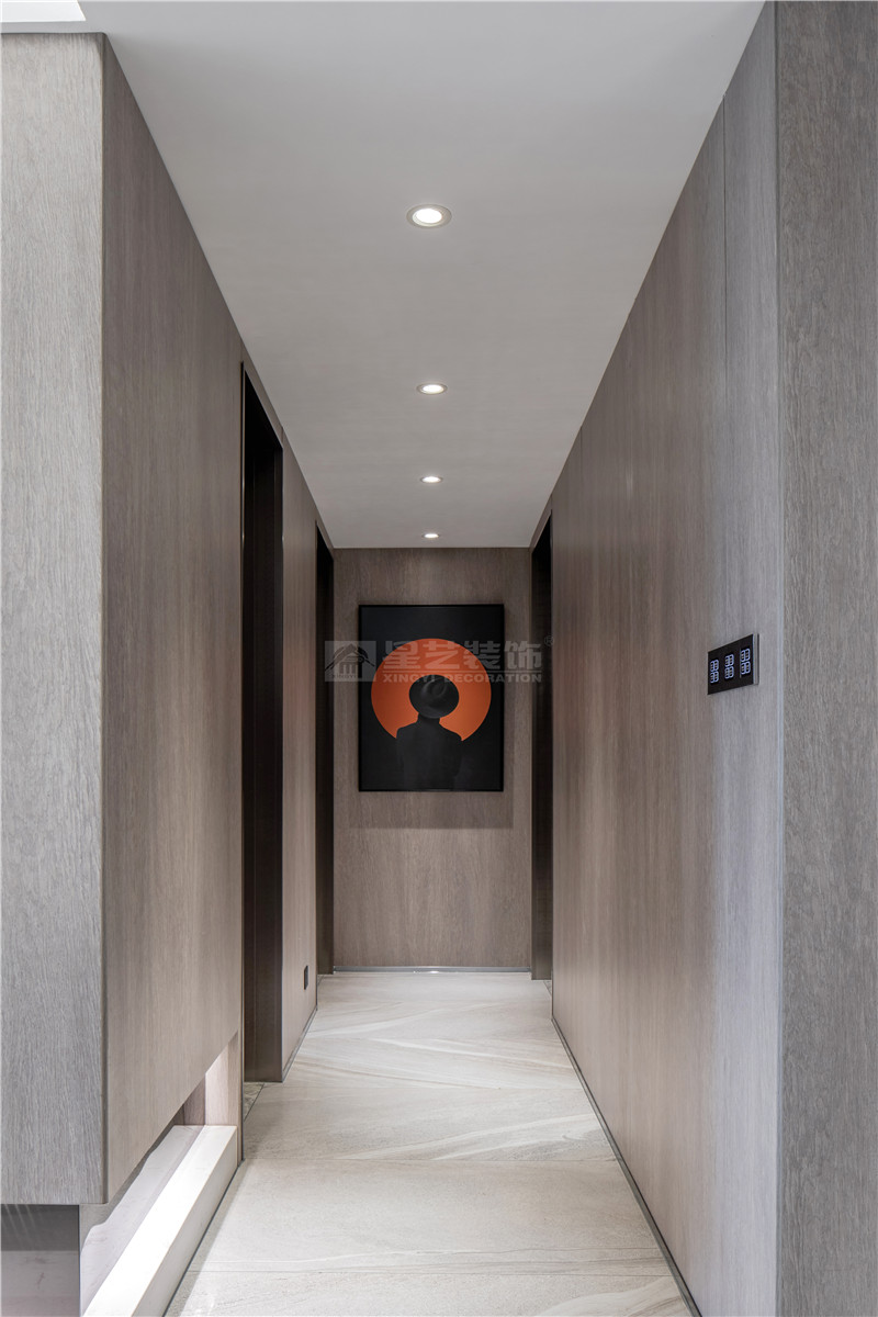 華發(fā)國賓壹號120平過道裝修實(shí)景圖