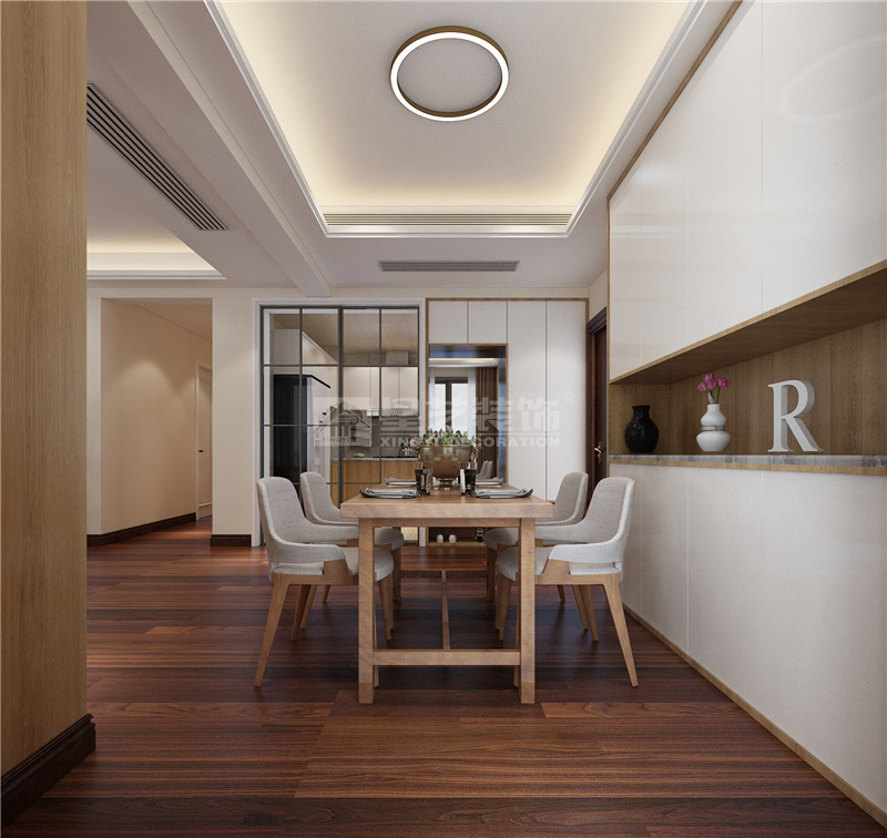 華發(fā)國賓壹號(hào) 134平餐廳裝修效果圖