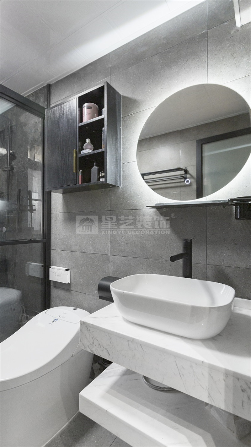 嘉和城120平衛(wèi)生間裝修實景圖