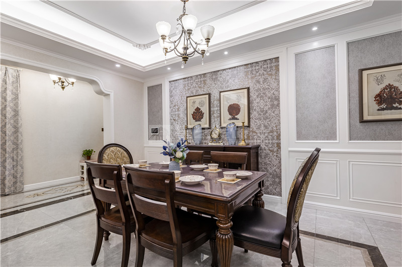 美泉1612 140平餐廳裝修效果圖