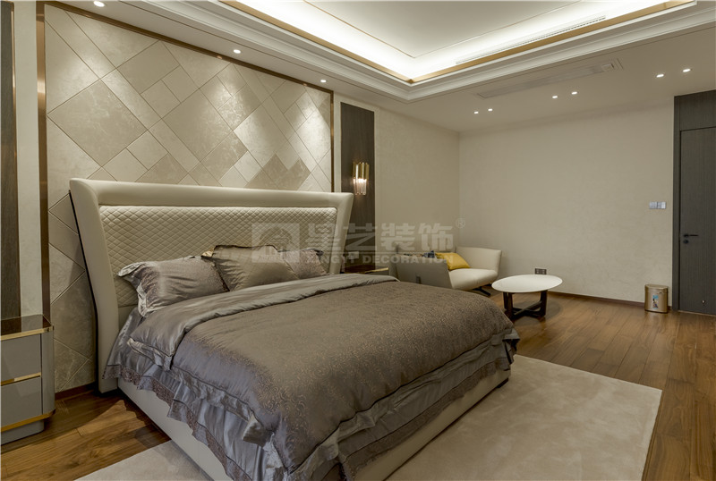 一品尊府220平主臥裝修實景圖