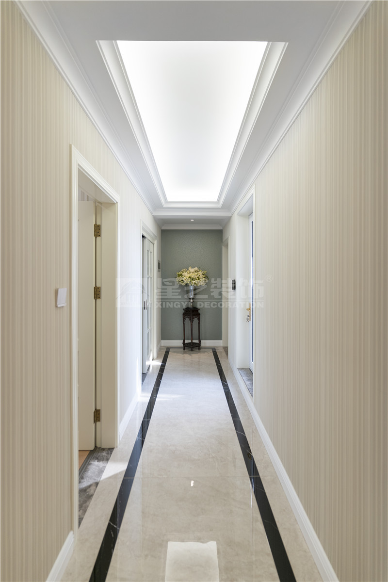 翡翠時光240平復式過道裝修實景圖