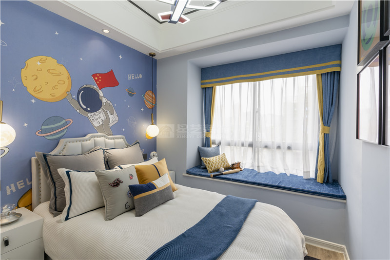 來賓樣板房 126平兒童房裝修實(shí)景圖