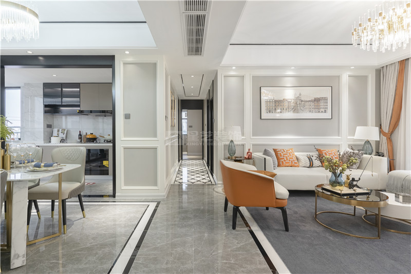 來賓樣板房 126平過道裝修實(shí)景圖