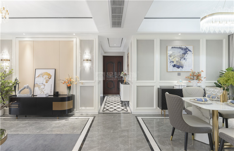 來賓樣板房 126平入戶裝修實(shí)景圖