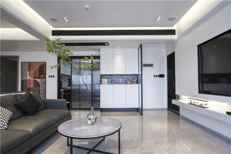 單位房140平客廳裝修實景圖