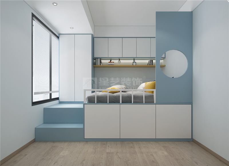 保利冠江墅149平兒童房戶(hù)裝修效果圖