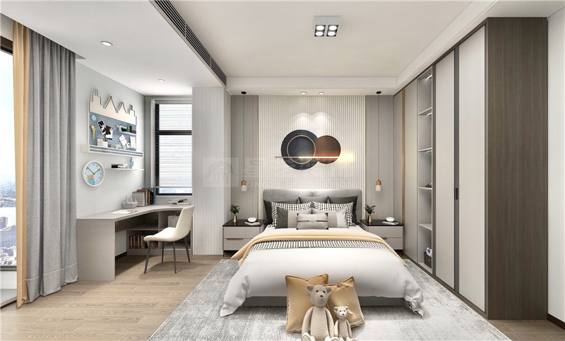 鳳景灣390平復式兒童房裝修效果圖