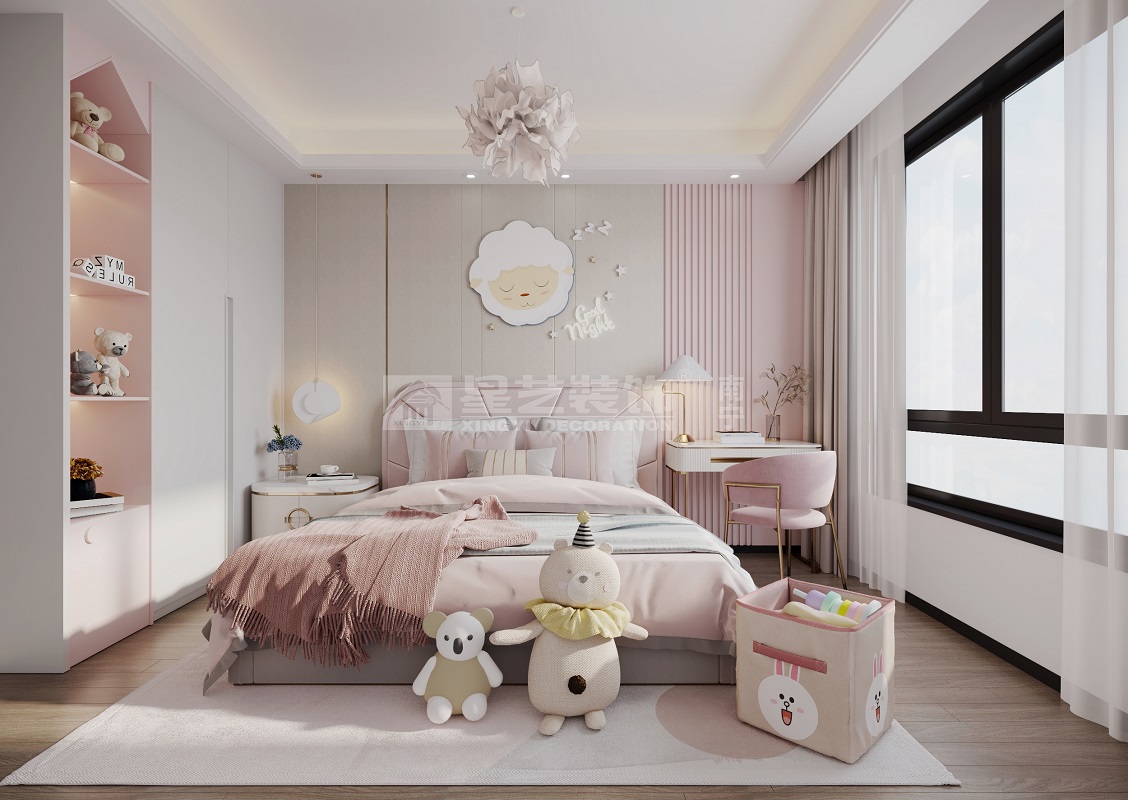 萬(wàn)科里500平意式輕奢兒童房裝修效果圖