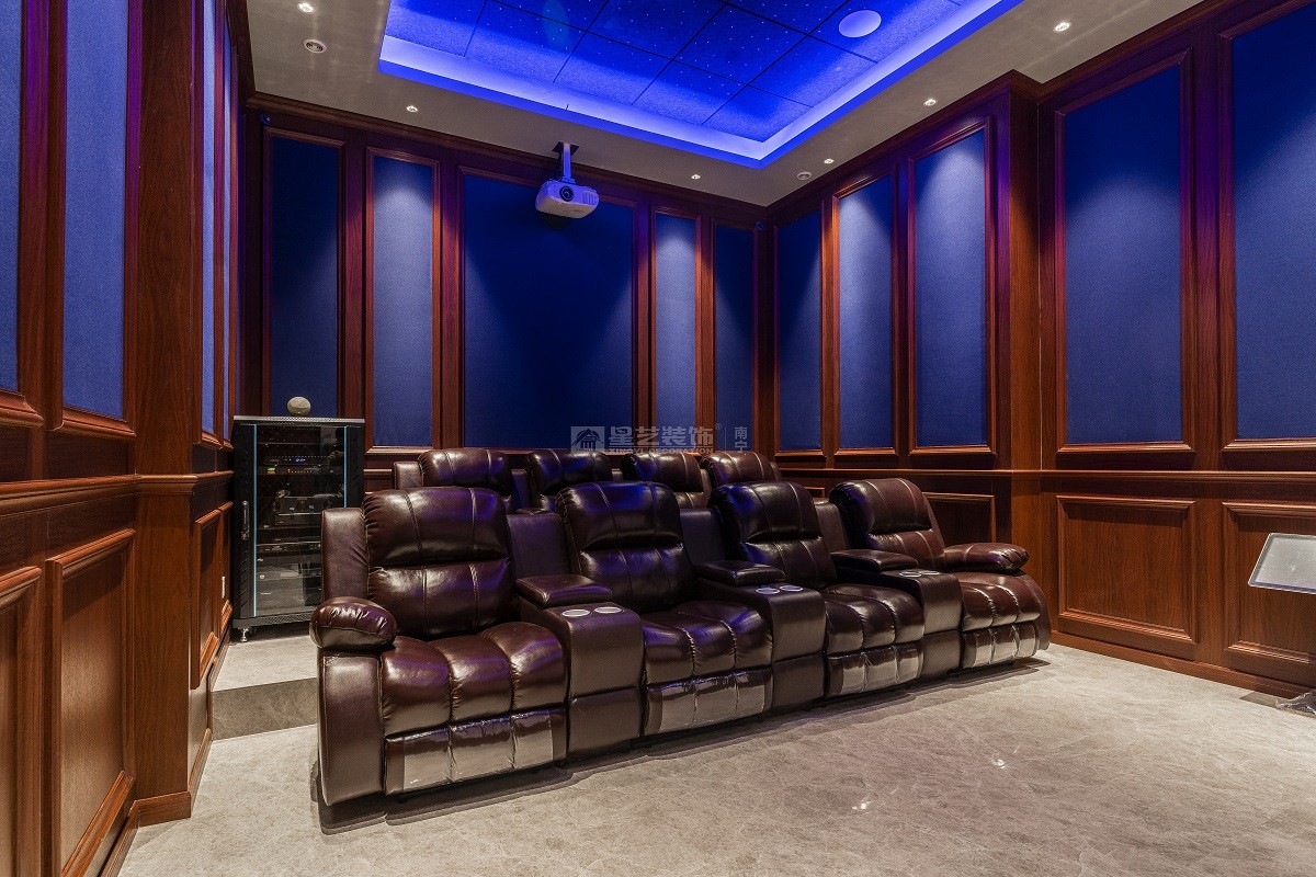 冠江墅 800平新中式影音室裝修實景